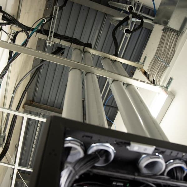 Above-rack Cable management